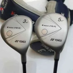 Lincs_golf Ladies Refinished Set 2 X Yonex V Mass 270FL Woods 3 & 5 Ladies Graphite Shafts