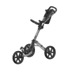FastFold Mission 5.0 3 Wheel Golf Trolley - Matt Grey/Black -Clubs Sales Shop ff mission 5 matt grey