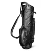 Sun Mountain Golf Sun Mountain Leather Cart Bag - Black -Clubs Sales Shop leather cart bag black 900