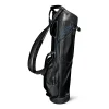 Sun Mountain Golf Sun Mountain Leather Sunday Bag - Black/Cobalt -Clubs Sales Shop leather sunday bag black cobalt 900