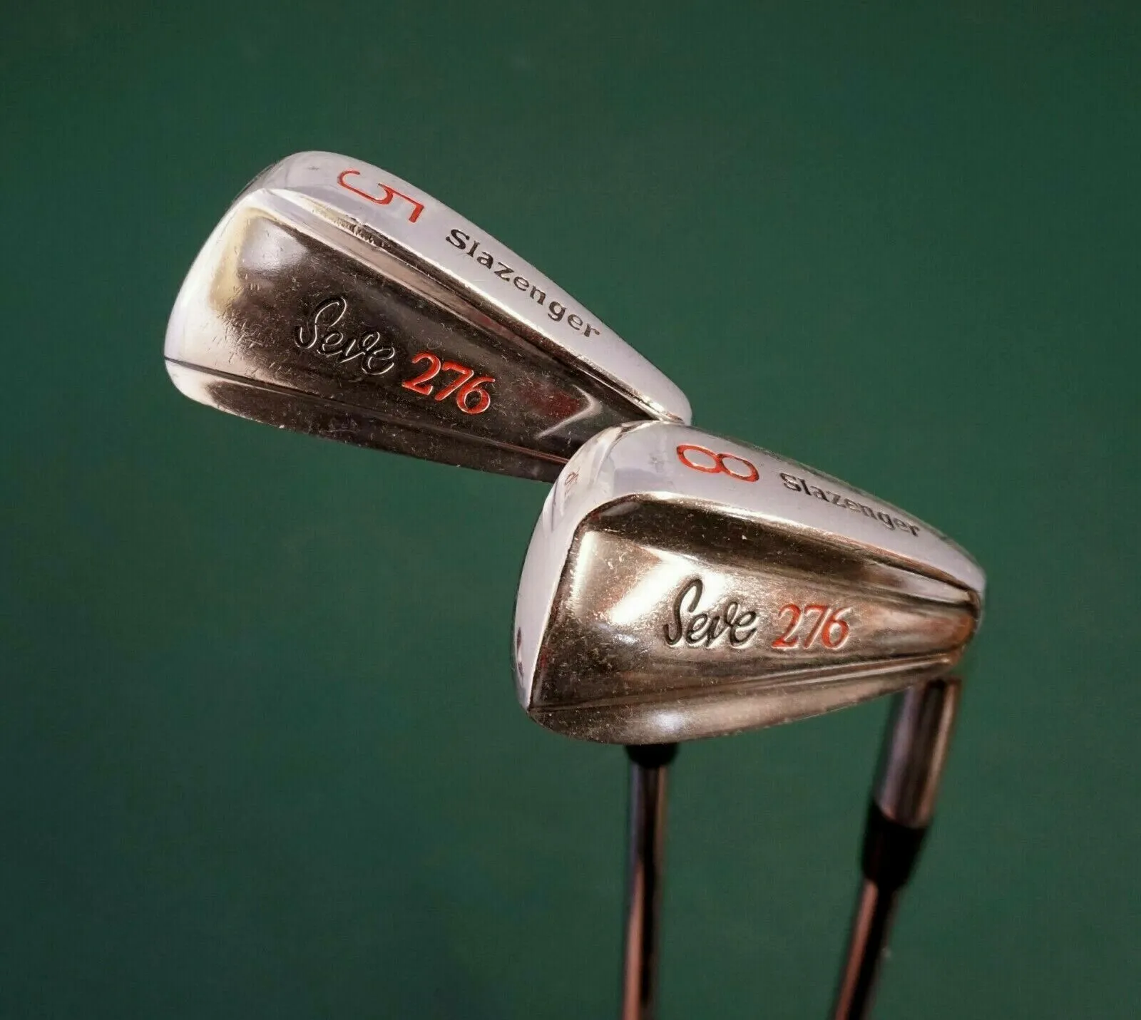 Lincs_golf Set Of 2 X Slazenger Seve 276 5 & 8 Irons Regular Steel Shaft Slazenger Grip 3 Lincs_golf Set Of 2 X Slazenger Seve 276 5 & 8 Irons Regular Steel Shaft Slazenger Grip