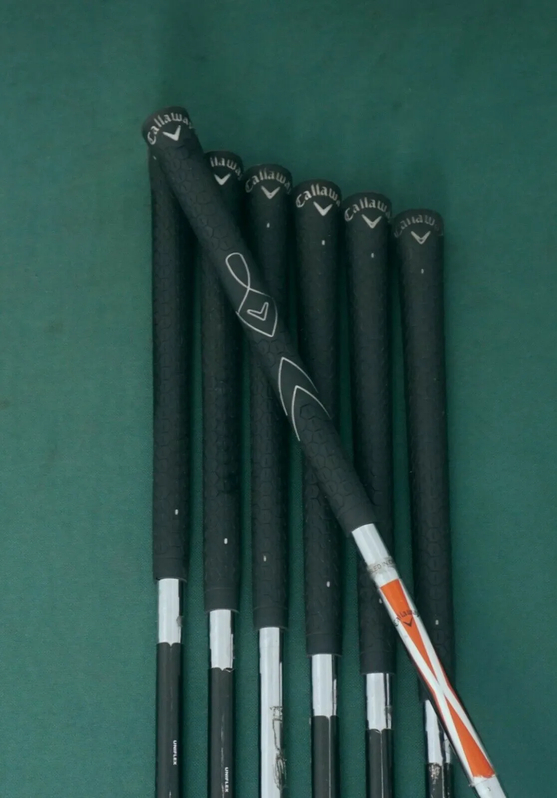 Lincs_golf Set Of 7 X Callaway X24 Hot Irons 4-PW Uniflex Steel Shafts Callaway Grips 8 Lincs_golf Set Of 7 X Callaway X24 Hot Irons 4-PW Uniflex Steel Shafts Callaway Grips - Image 6