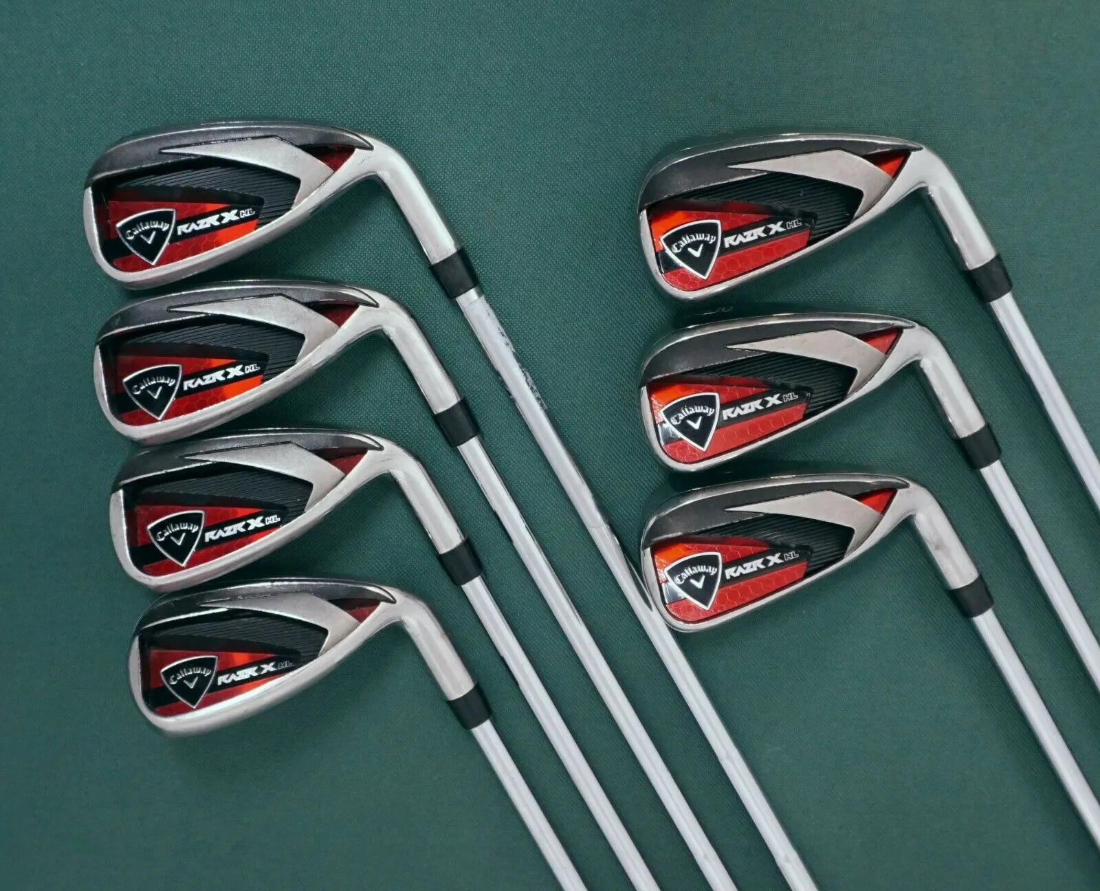 Lincs_golf Set Of 7 X Callaway RAZR X HL Irons 5-SW Uniflex Steel Shafts Callaway Grips 4 Lincs_golf Set Of 7 X Callaway RAZR X HL Irons 5-SW Uniflex Steel Shafts Callaway Grips - Image 2