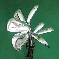 Lincs_golf Set Of 7 X Srixon I-302 Forged Irons 4-PW Stiff Steel Shafts SRIXON Grips