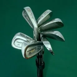 Lincs_golf Set Of 7 X Lynx Parallax Tour Irons 4-PW Stiff Steel Shafts Fogan Grips