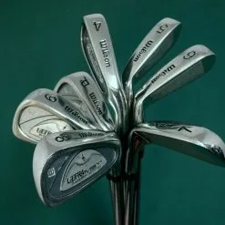 Lincs_golf Set Of 7 X Wilson Ultra MBT2 Oversize Irons 4-PW Stiff Steel Shafts Wilson Grips