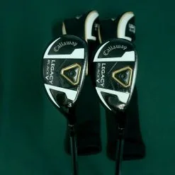 Lincs_golf Set Of 2 X Callaway Legacy Black 20° 3 & 23° 4 Hybrids Mixed Steel Shafts