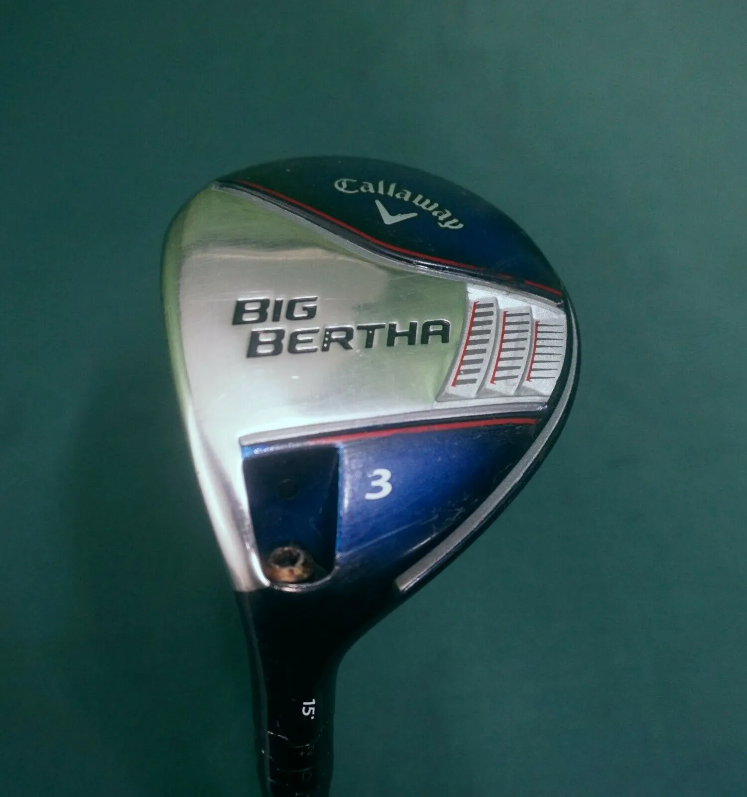 Lincs_golf Left Handed Callaway Big Bertha 3 Wood 15° Regular Graphite Shaft 3 Lincs_golf Left Handed Callaway Big Bertha 3 Wood 15° Regular Graphite Shaft