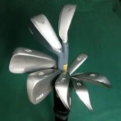 Lincs_golf Combi Set Of 8 X PRGR CT-522 / 522c Irons 3-PW Regular Graphite Shafts