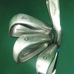 Lincs_golf Set Of 4 X Bridgestone Tour Stage V301 Irons 3-6 Stiff Graphite Shafts