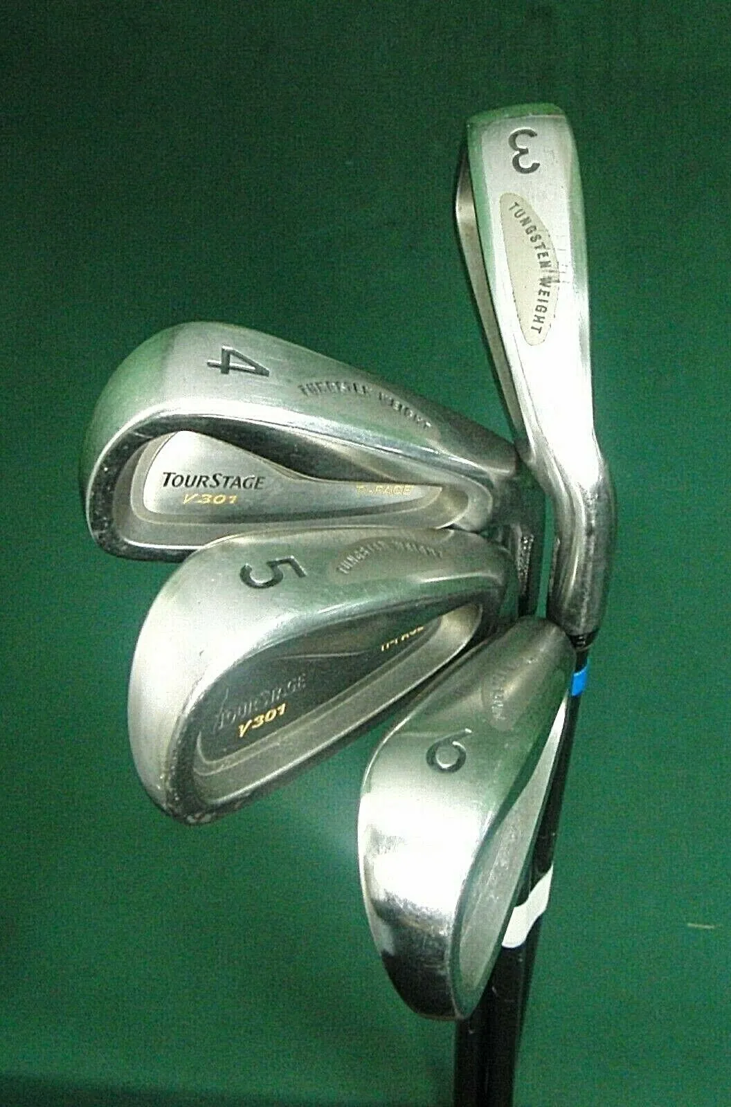 Lincs_golf Set Of 4 X Bridgestone Tour Stage V301 Irons 3-6 Stiff Graphite Shafts 3 Lincs_golf Set Of 4 X Bridgestone Tour Stage V301 Irons 3-6 Stiff Graphite Shafts