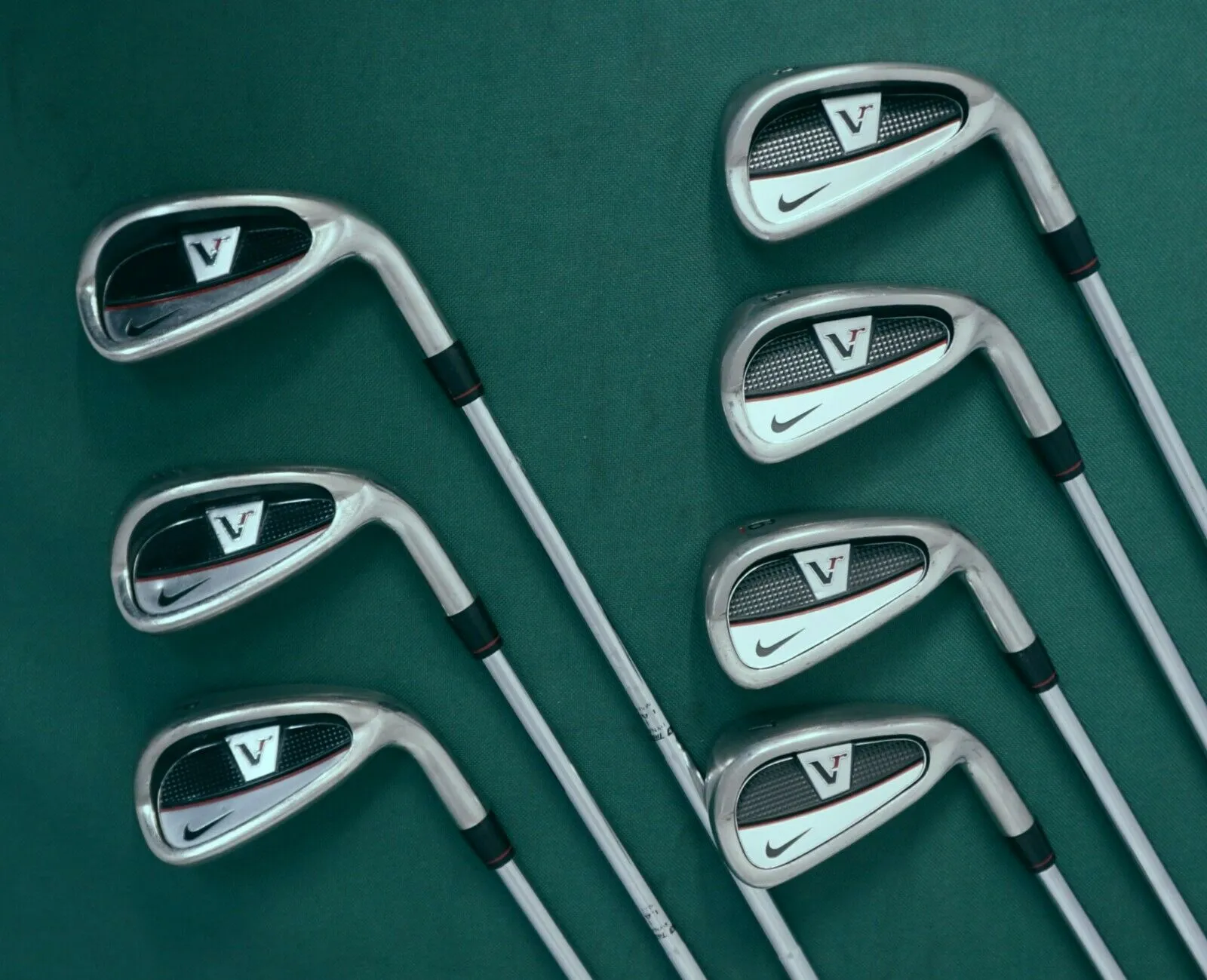 Lincs_golf Set Of 7 X Nike VR Irons 4-PW Stiff Steel Shafts Mixed Grips 4 Lincs_golf Set Of 7 X Nike VR Irons 4-PW Stiff Steel Shafts Mixed Grips - Image 2