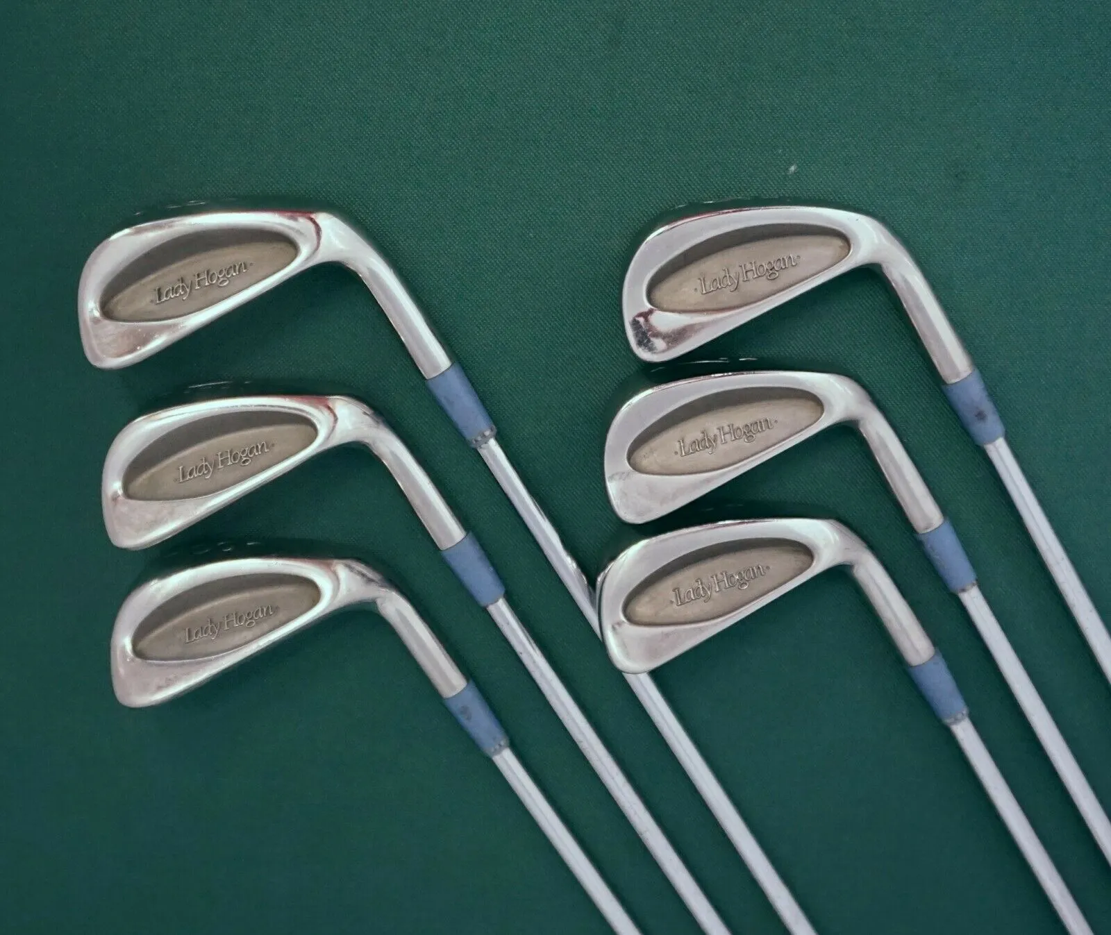 Lincs_golf Vintage Ladies Set 6 X Ben Hogan Lady Hogan Irons 6-SW Ladies Steel Shafts 4 Lincs_golf Vintage Ladies Set 6 X Ben Hogan Lady Hogan Irons 6-SW Ladies Steel Shafts - Image 2