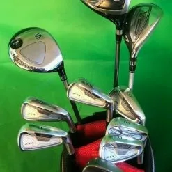 Lincs_golf Set Of Golf Clubs Srixon Z-TX Irons 5-PW Driver Wood Nike Hybrid Odyssey + Bag