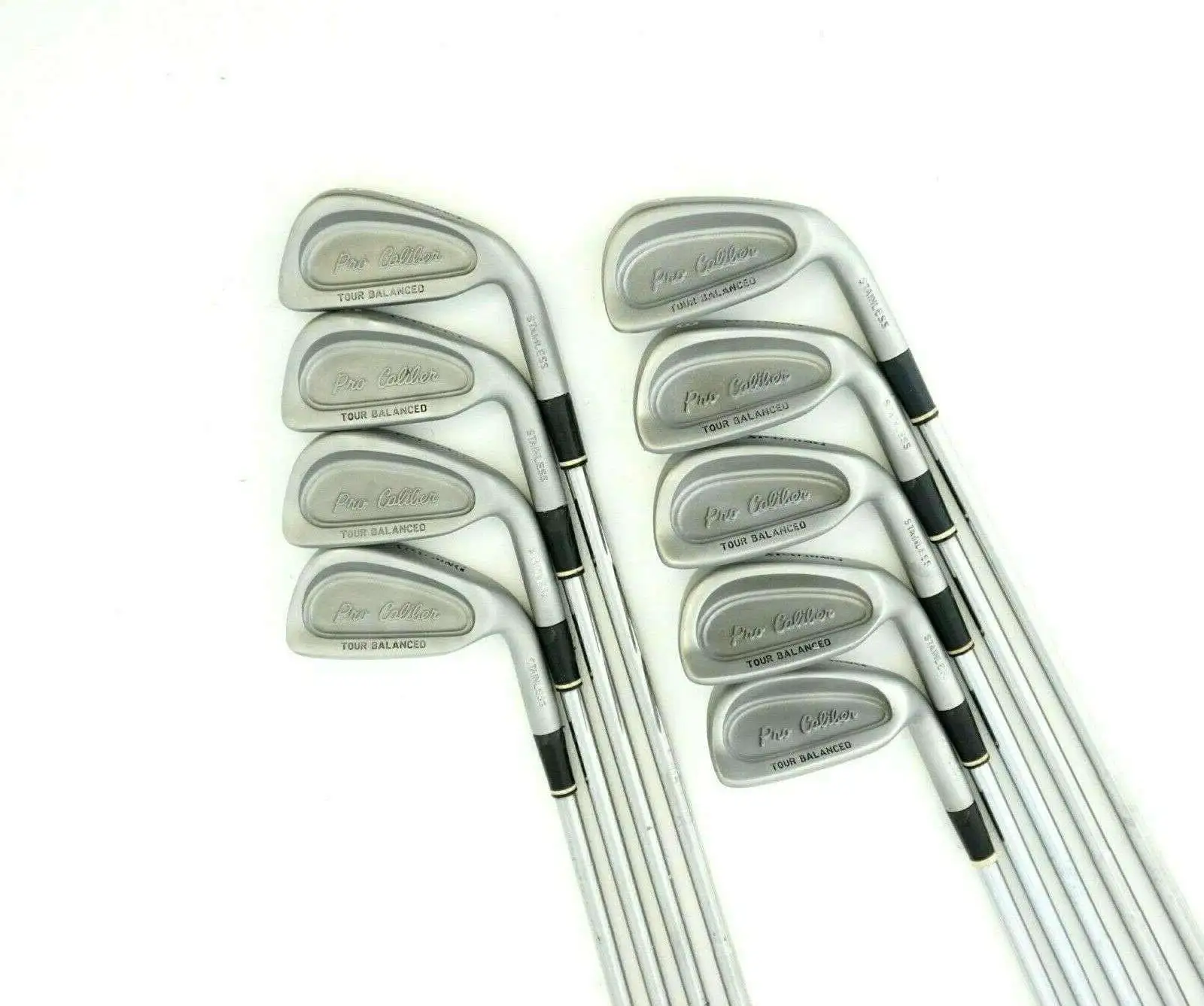 Lincs_golf Vintage Set Of 9 X Spalding Pro Caliber Tour Balanced Irons 3-SW Regular Steel 4 Lincs_golf Vintage Set Of 9 X Spalding Pro Caliber Tour Balanced Irons 3-SW Regular Steel - Image 2
