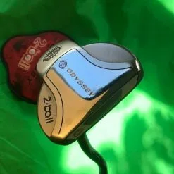 Lincs_golf Odyssey White Steel 2 Ball Putter 85cm Long + Headcover