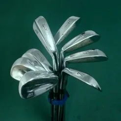 Lincs_golf Set Of 8 X Mizuno MP32 GF Forged Irons 3-PW Stiff Steel Shafts Mixed Grips