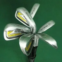 Lincs_golf Set Of 6 X Wilson Ultra HIGH MO1 Irons 5-PW Regular Steel Shaft