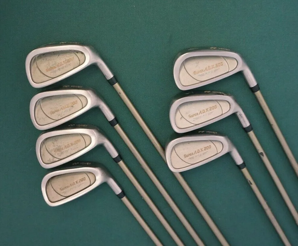 Lincs_golf Set Of 7 X Yonex Super ADX 200 PPS Irons 4-PW Regular Graphite Shafts 4 Lincs_golf Set Of 7 X Yonex Super ADX 200 PPS Irons 4-PW Regular Graphite Shafts - Image 2