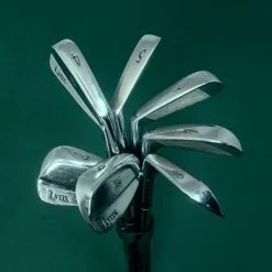 Lincs_golf Set Of 7 X Lynx Forged Irons 4-PW Stiff Steel Shafts Lamkin Grips
