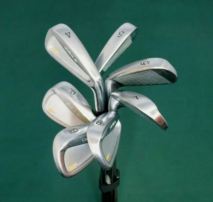 Lincs_golf Set Of 7 X Orka RS5 TouR Studio Irons 4-PW Stiff Steel Shafts Mixed Grips 3 Lincs_golf Set Of 7 X Orka RS5 TouR Studio Irons 4-PW Stiff Steel Shafts Mixed Grips
