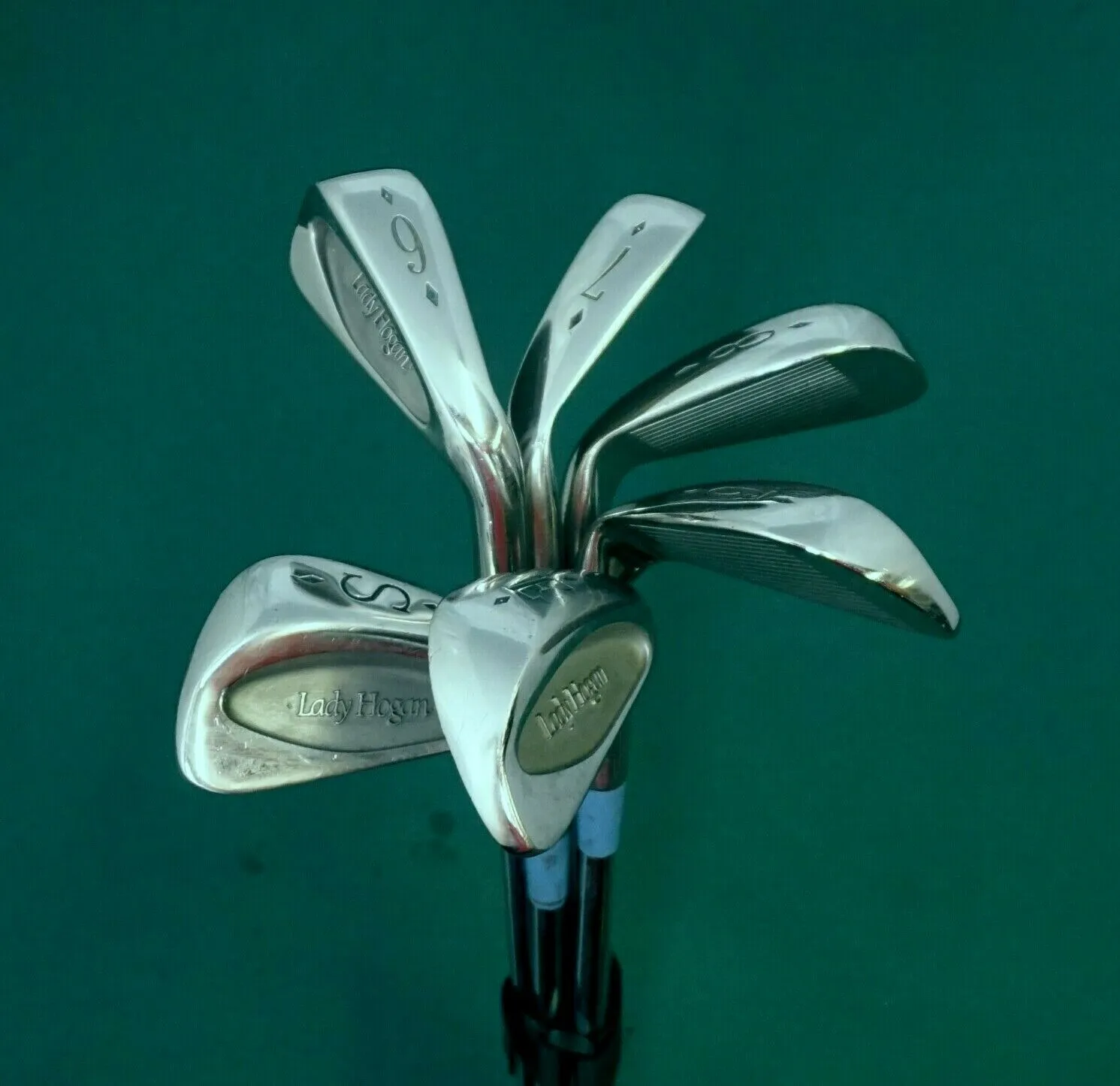 Lincs_golf Vintage Ladies Set 6 X Ben Hogan Lady Hogan Irons 6-SW Ladies Steel Shafts 3 Lincs_golf Vintage Ladies Set 6 X Ben Hogan Lady Hogan Irons 6-SW Ladies Steel Shafts