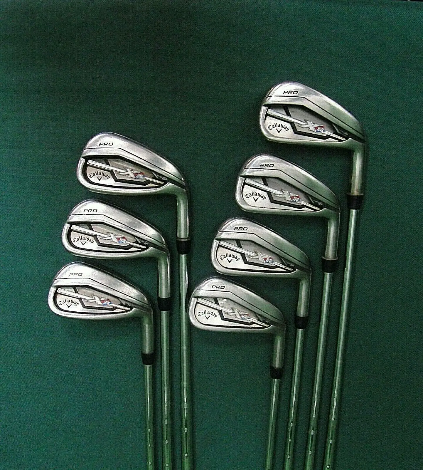 Lincs_golf Set Of 7 X Callaway XR Pro Irons 4-PW Extra Stiff Steel Shafts Golf Pride Grips 4 Lincs_golf Set Of 7 X Callaway XR Pro Irons 4-PW Extra Stiff Steel Shafts Golf Pride Grips - Image 2