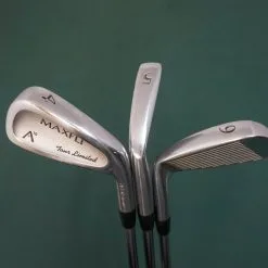 Lincs_golf Set Of 3 X Maxfli A10 Tour Limited Irons 4-6 Regular Steel Shaft Royal Grip