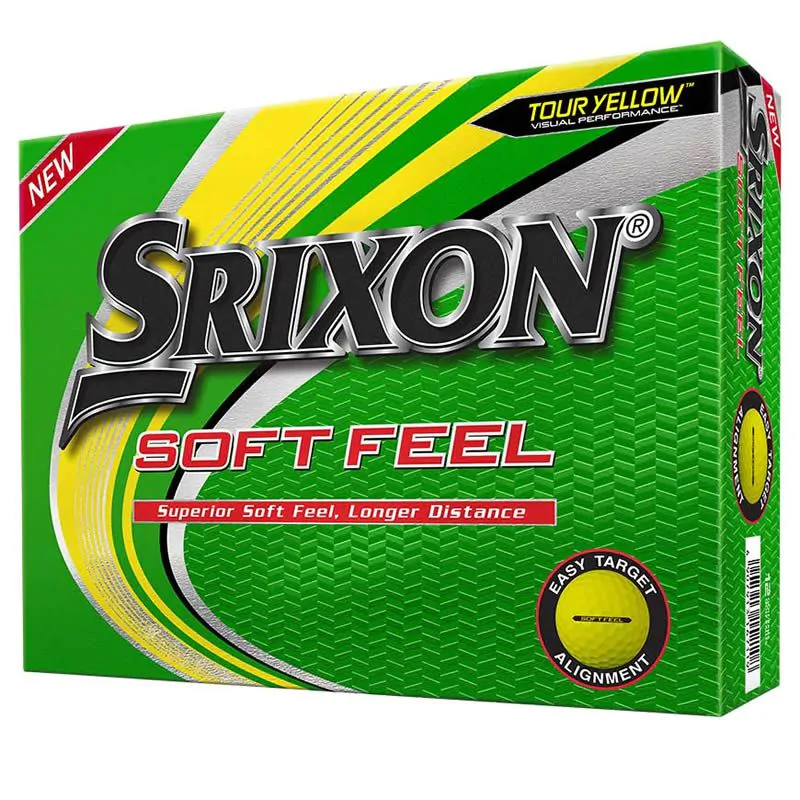 Srixon Golf Srixon Soft Feel Golf Balls - Yellow/Dozen 3 Srixon Golf Srixon Soft Feel Golf Balls - Yellow/Dozen
