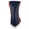 Sun Mountain Golf Sun Mountain Leather Fairway Head Cover - Navy White Red -Clubs Sales Shop ss leath fw