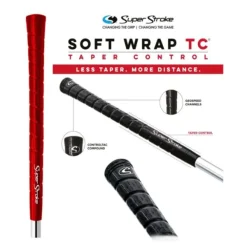 Superstroke Soft Wrap TC Golf Grip - Red Standard