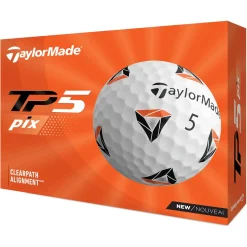 TaylorMade Golf Taylormade Tp5 Pix 2.0 Golf Balls - White/Dozen
