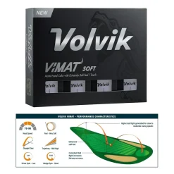 Volvik Golf Volvik VIMAT Golf Balls - White