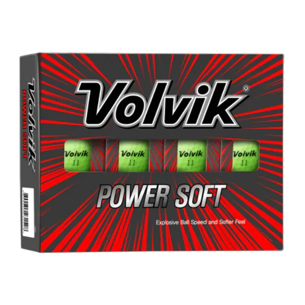 Volvik Golf Volvik Powersoft Golf Balls - Green 3 Volvik Golf Volvik Powersoft Golf Balls - Green