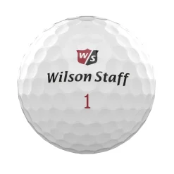 Wilson Golf Wilson Staff DX2 Soft Golf Balls - White (3 Ball Pack) 5 Wilson Golf Wilson Staff DX2 Soft Golf Balls - White (3 Ball Pack) -Clubs Sales Shop wgwp40400 dx2 soft white ballstamp 1
