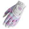 Wilson Golf Wilson Staff Junior All-Fit Glove - White/Pink/Camo -Clubs Sales Shop ws jnr wht pink