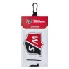 Wilson Golf Wilson Staff Microfiber Trifold Towel - White 2 Wilson Golf Wilson Staff Microfiber Trifold Towel - White -Clubs Sales Shop ws micro towel white