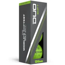 Wilson Golf Wilson Staff Duo Soft Green Golf Balls - Dozen -Clubs Sales Shop ws staff duo soft gre 3