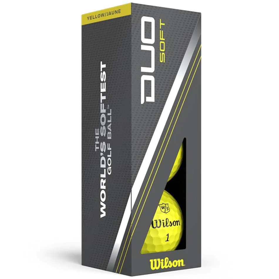 Wilson Golf Wilson Staff Duo Soft Yellow Golf Balls - Dozen 4 Wilson Golf Wilson Staff Duo Soft Yellow Golf Balls - Dozen - Image 2