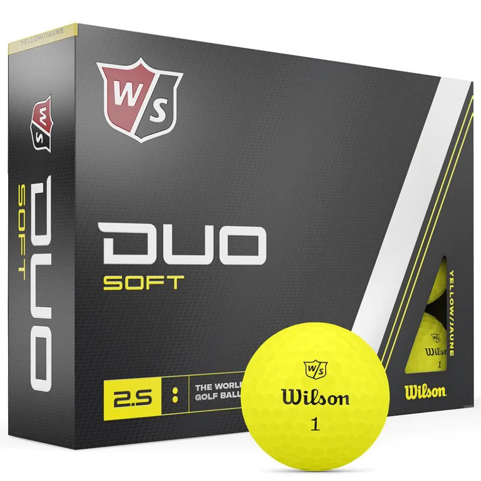 Wilson Golf Wilson Staff Duo Soft Yellow Golf Balls - Dozen 6 Wilson Golf Wilson Staff Duo Soft Yellow Golf Balls - Dozen - Image 4